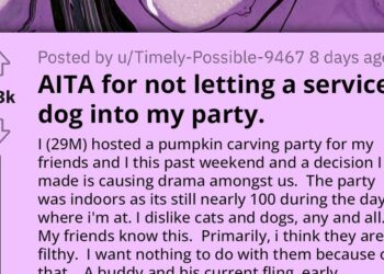 Man Refuses Entry to Friend’s Girlfriend’s Service Dog At Party